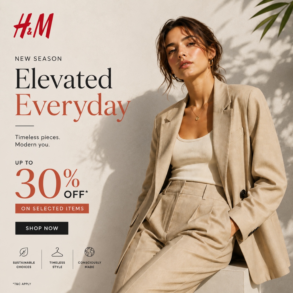 H&M Elevated Everyday Campaign
